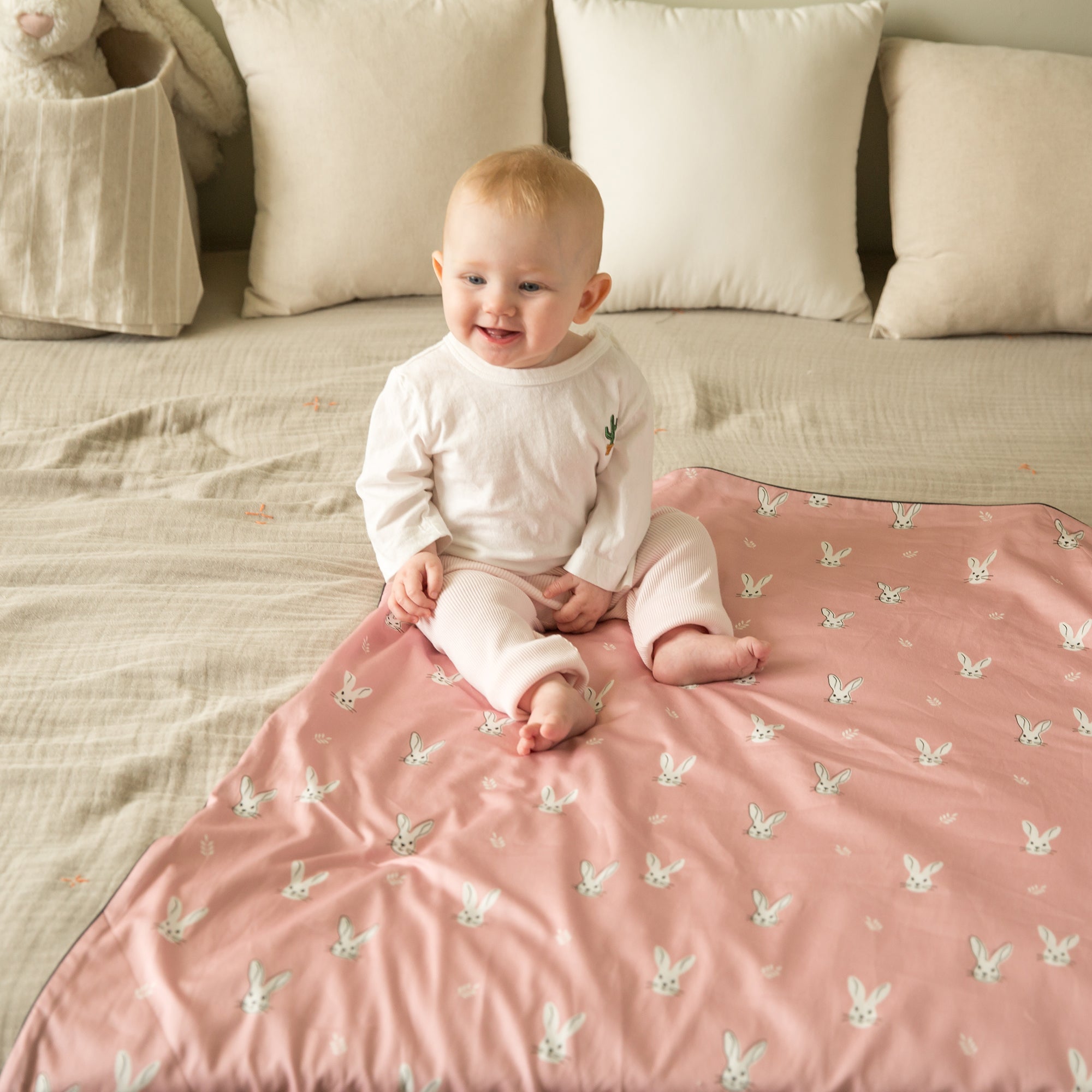 Little Fennec Cotton Terrycloth Blanket - innobaby