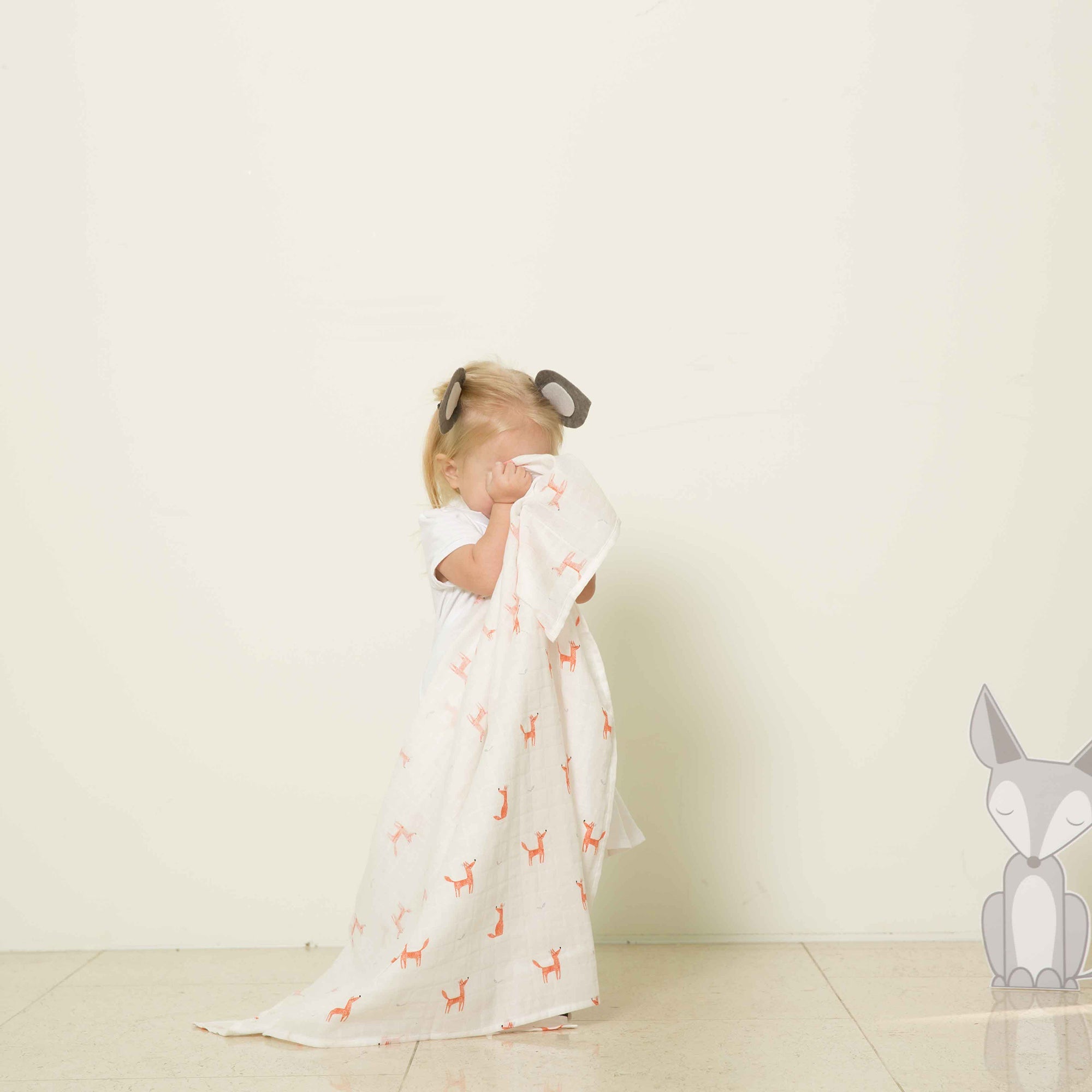 Little Fennec Muslin Blanket - innobaby