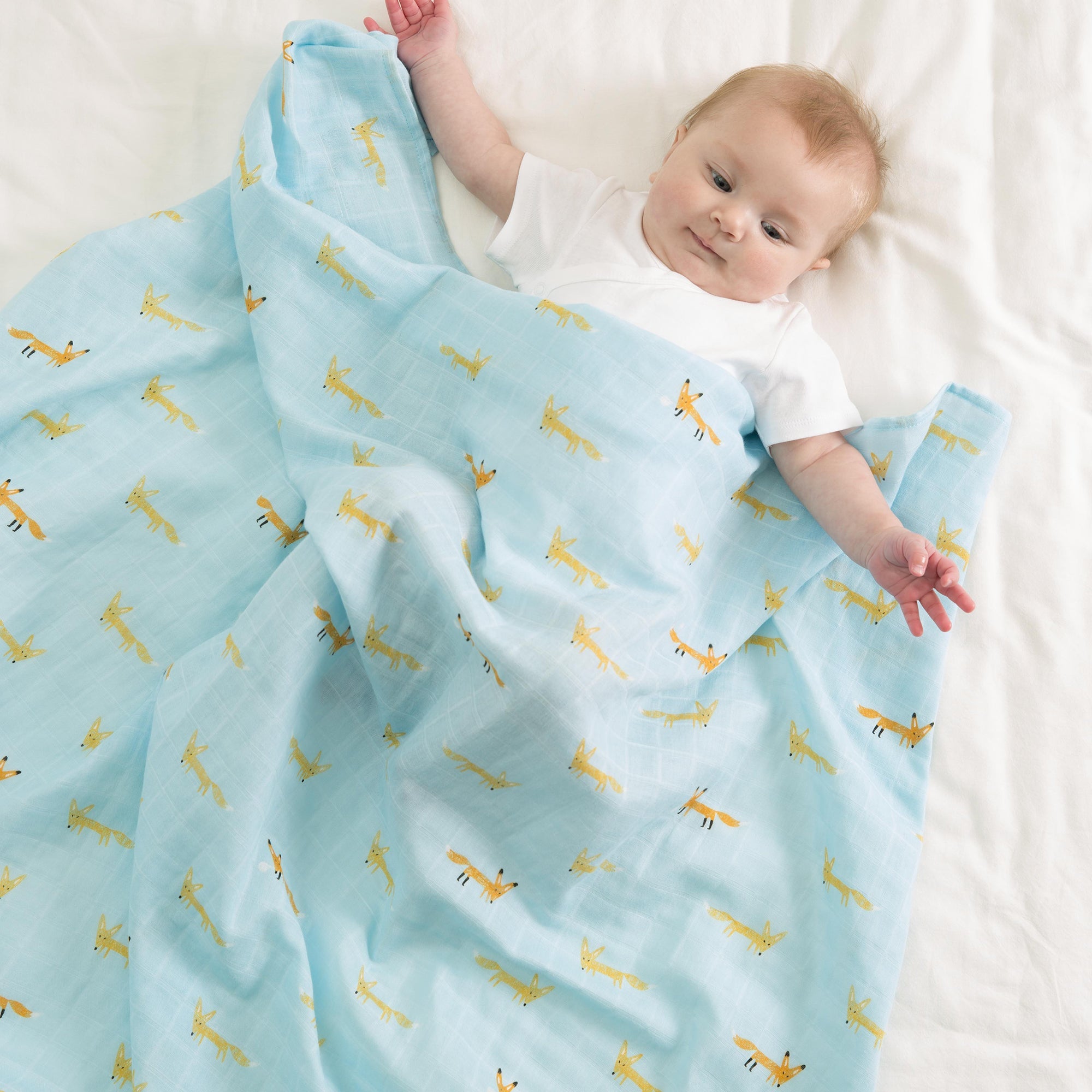 Little Fennec Muslin Blanket - innobaby