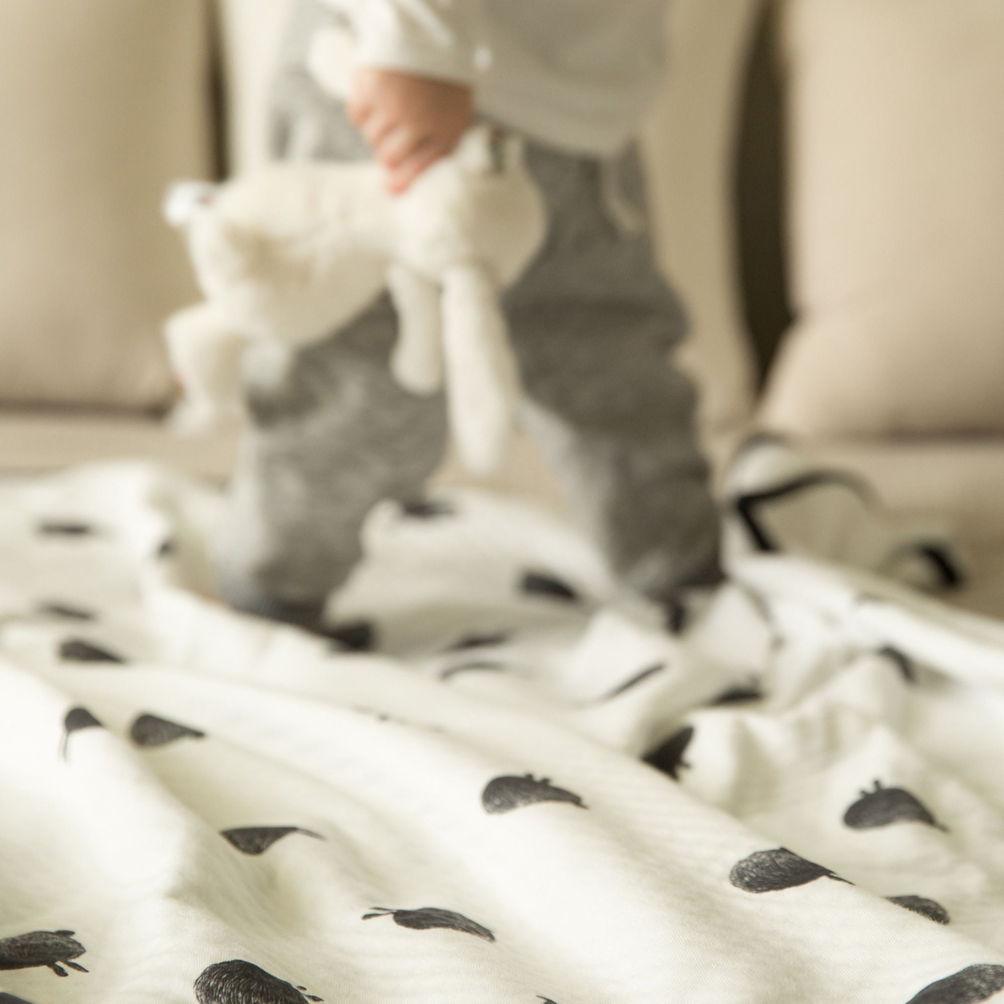 Little Fennec Organic Cotton 2-ply Knit Blanket - innobaby