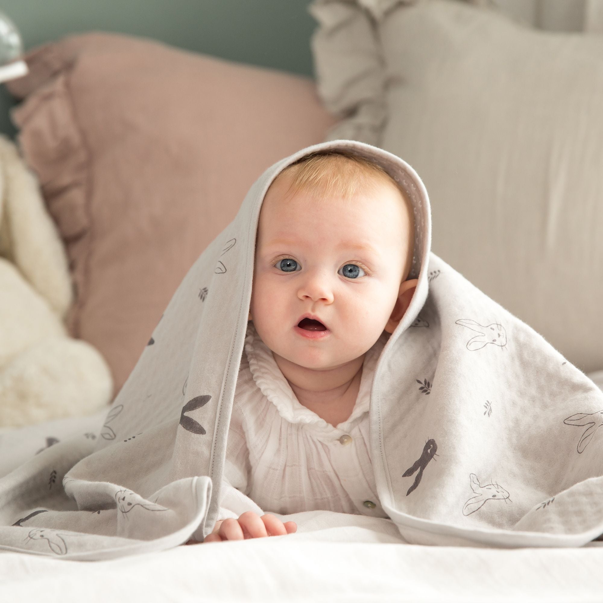 Little Fennec Organic Cotton 2-ply Knit Blanket - innobaby