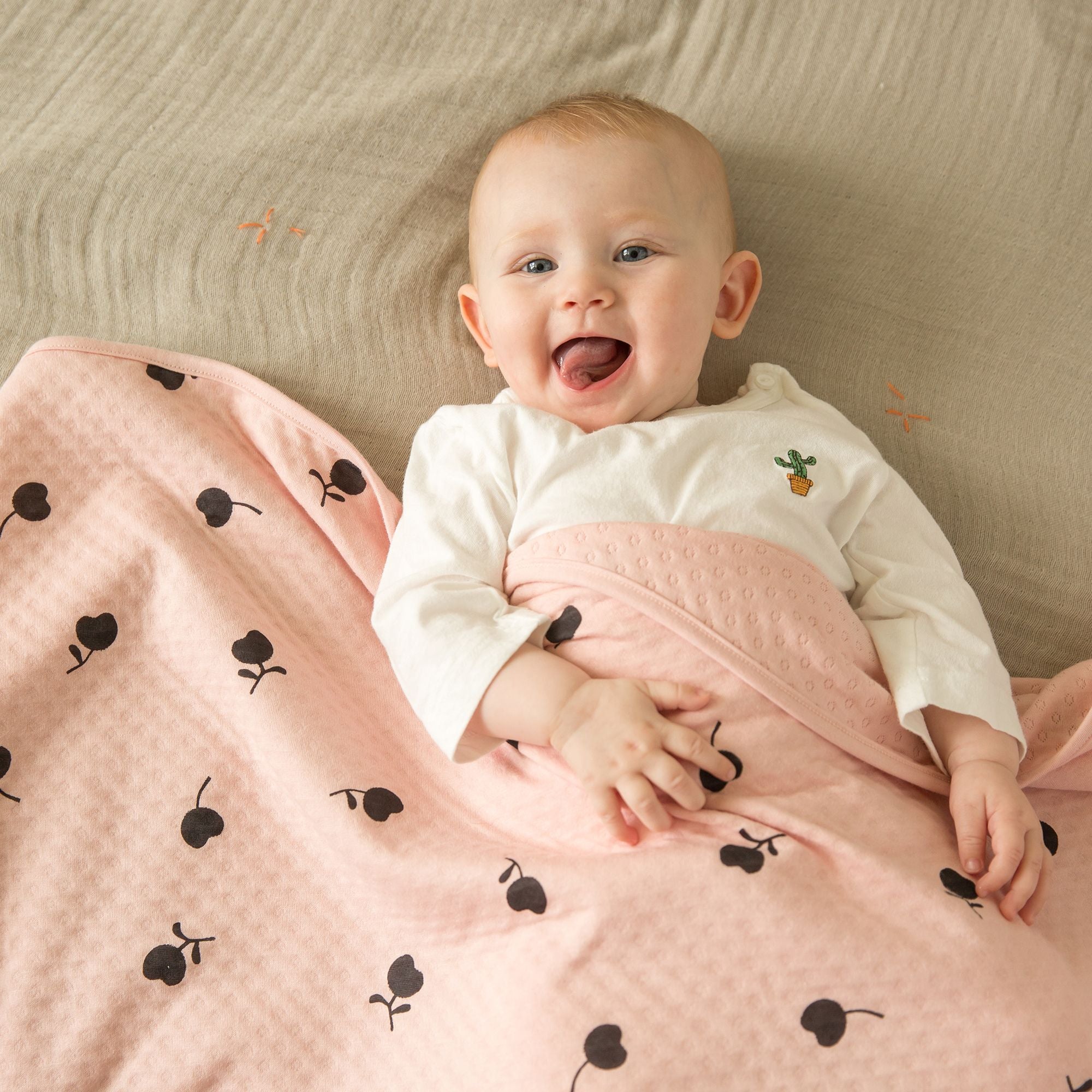 Little Fennec Organic Cotton 2-ply Knit Blanket - innobaby