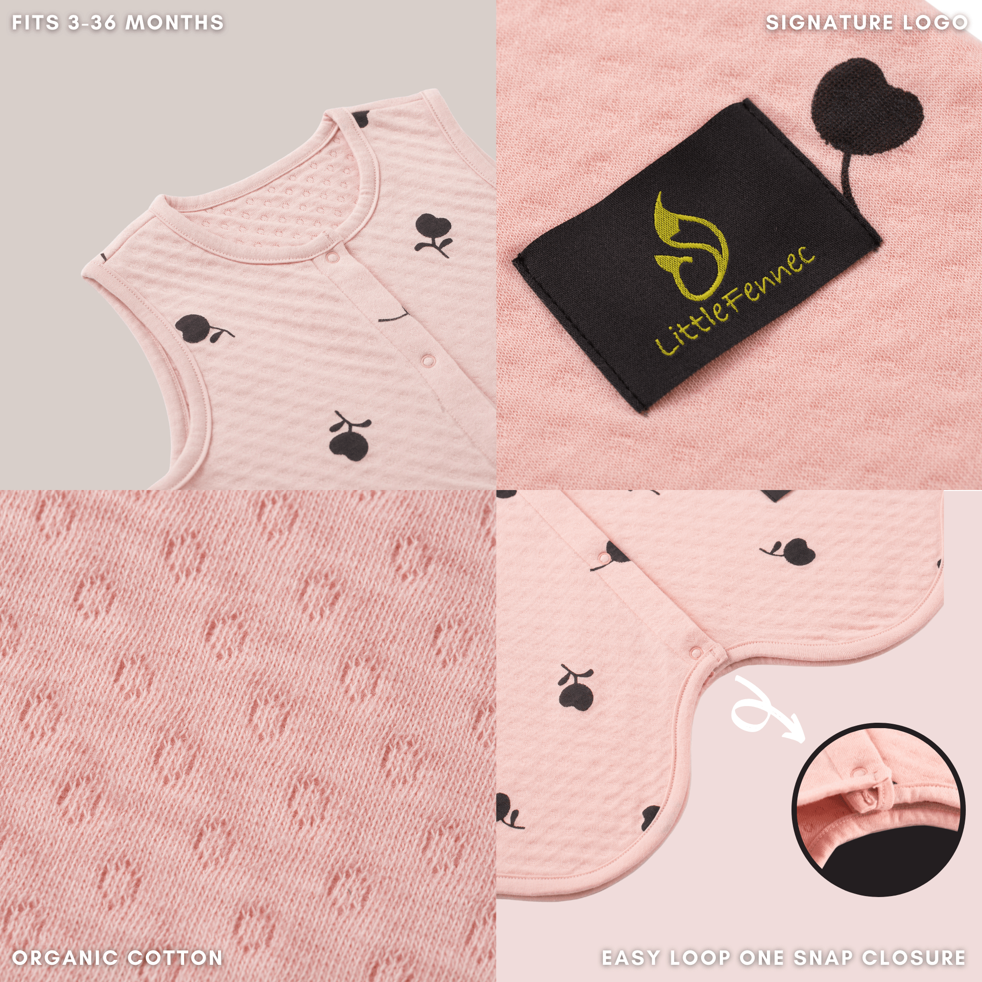 Little Fennec Organic Cotton Romper - innobaby