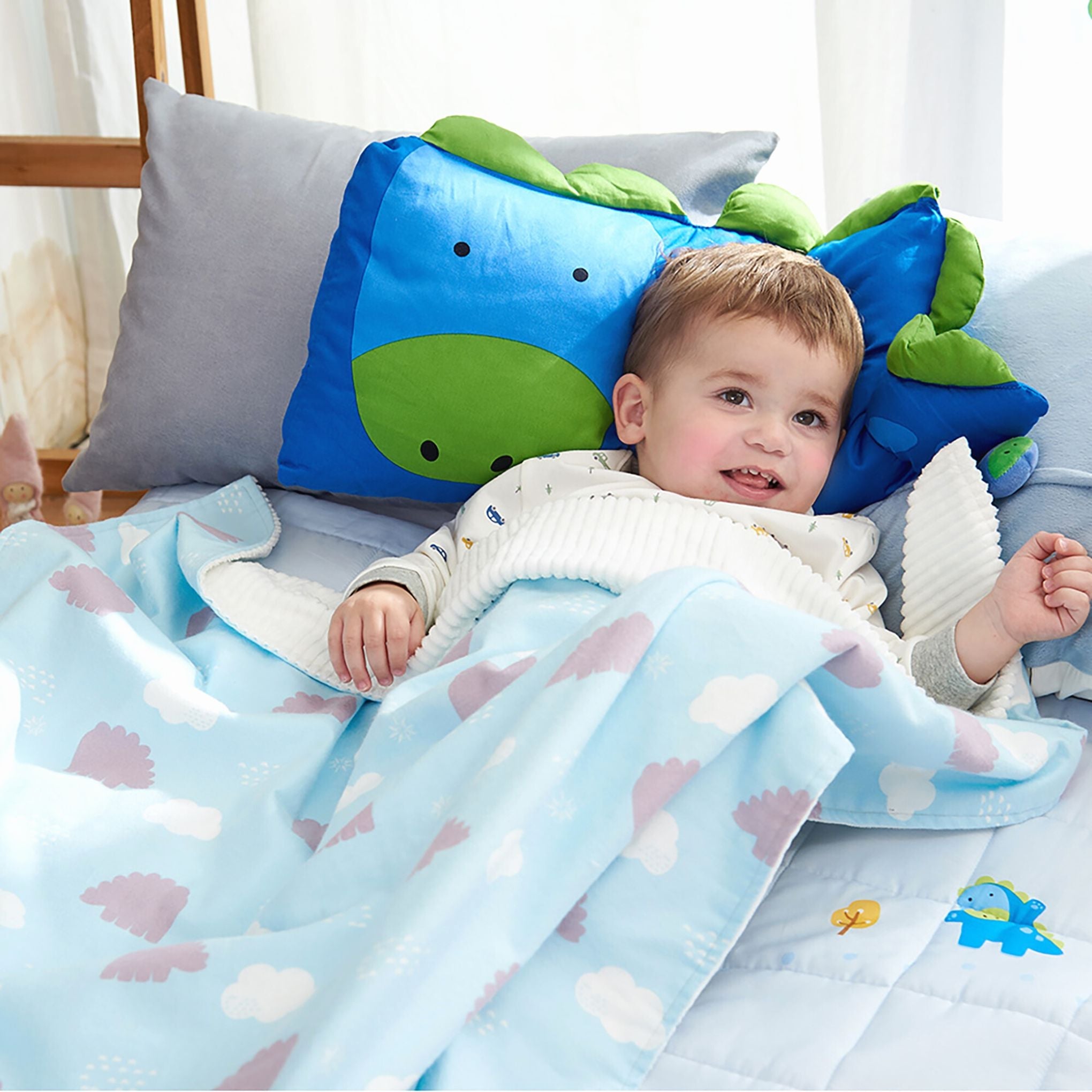 Milo & Gabby Flannel Cotton Corduroy Double Sided Blanket - innobaby