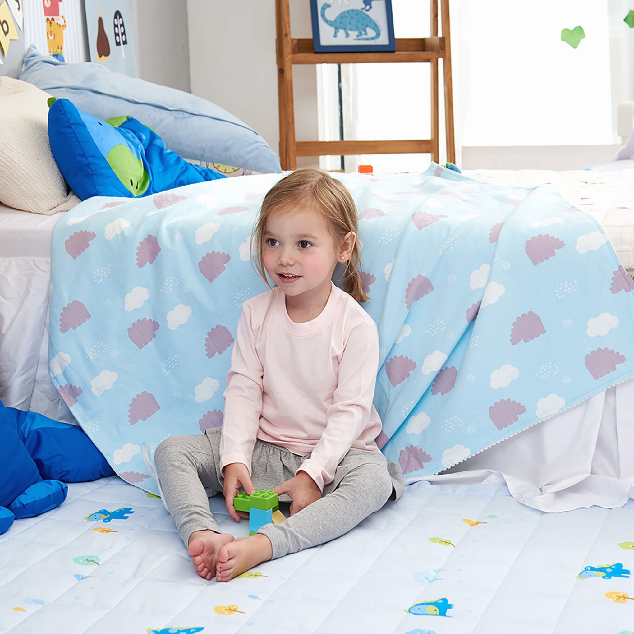 Milo & Gabby Flannel Cotton Corduroy Double Sided Blanket - innobaby