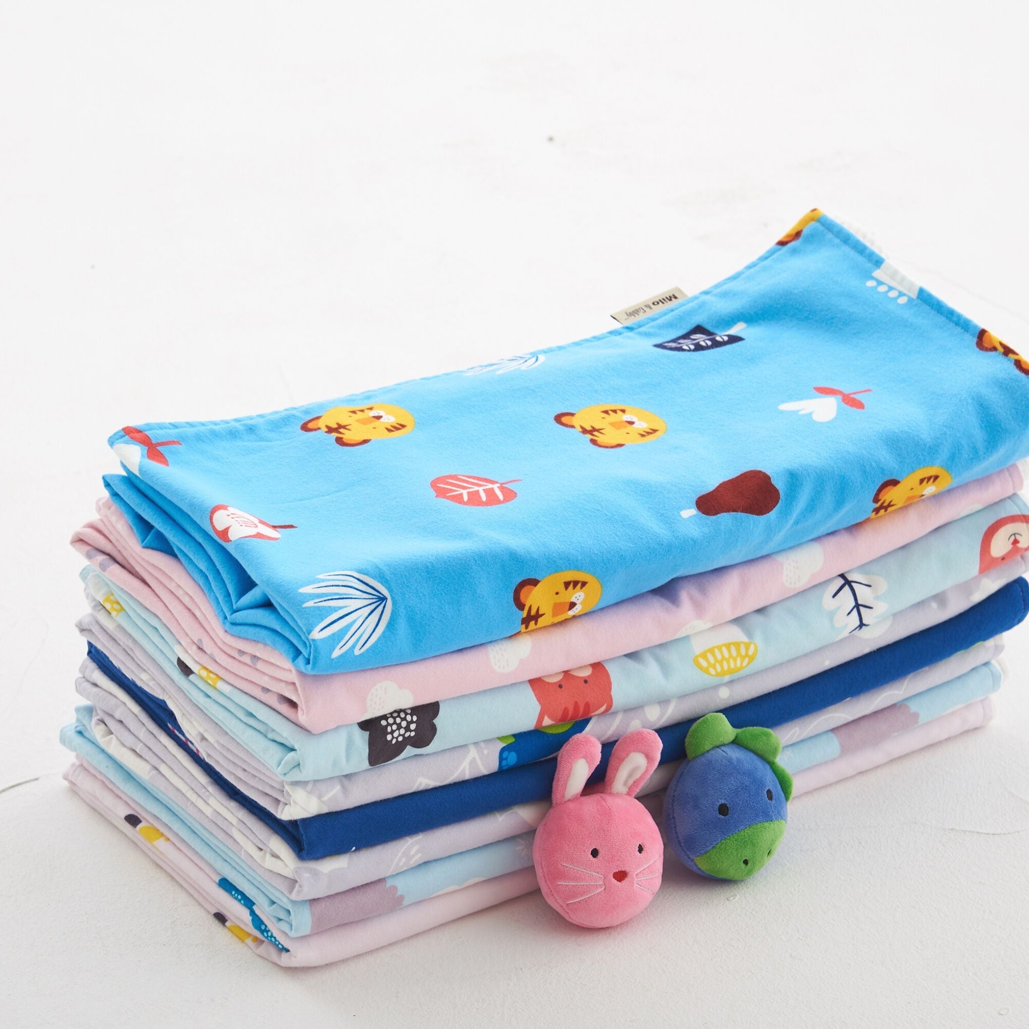 Milo & Gabby Flannel Cotton Corduroy Double Sided Blanket - innobaby