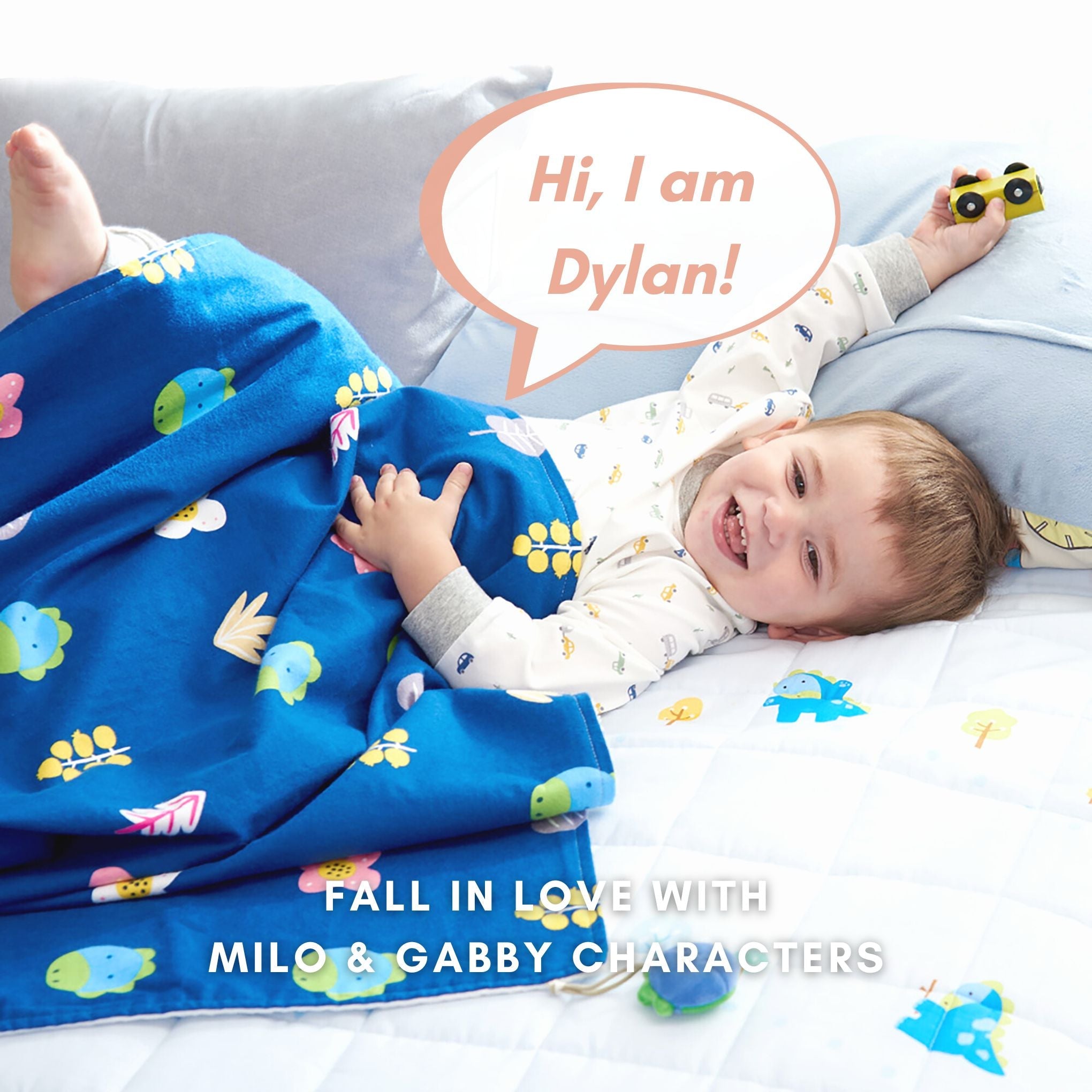 Milo & Gabby Flannel Cotton Corduroy Double Sided Blanket - innobaby