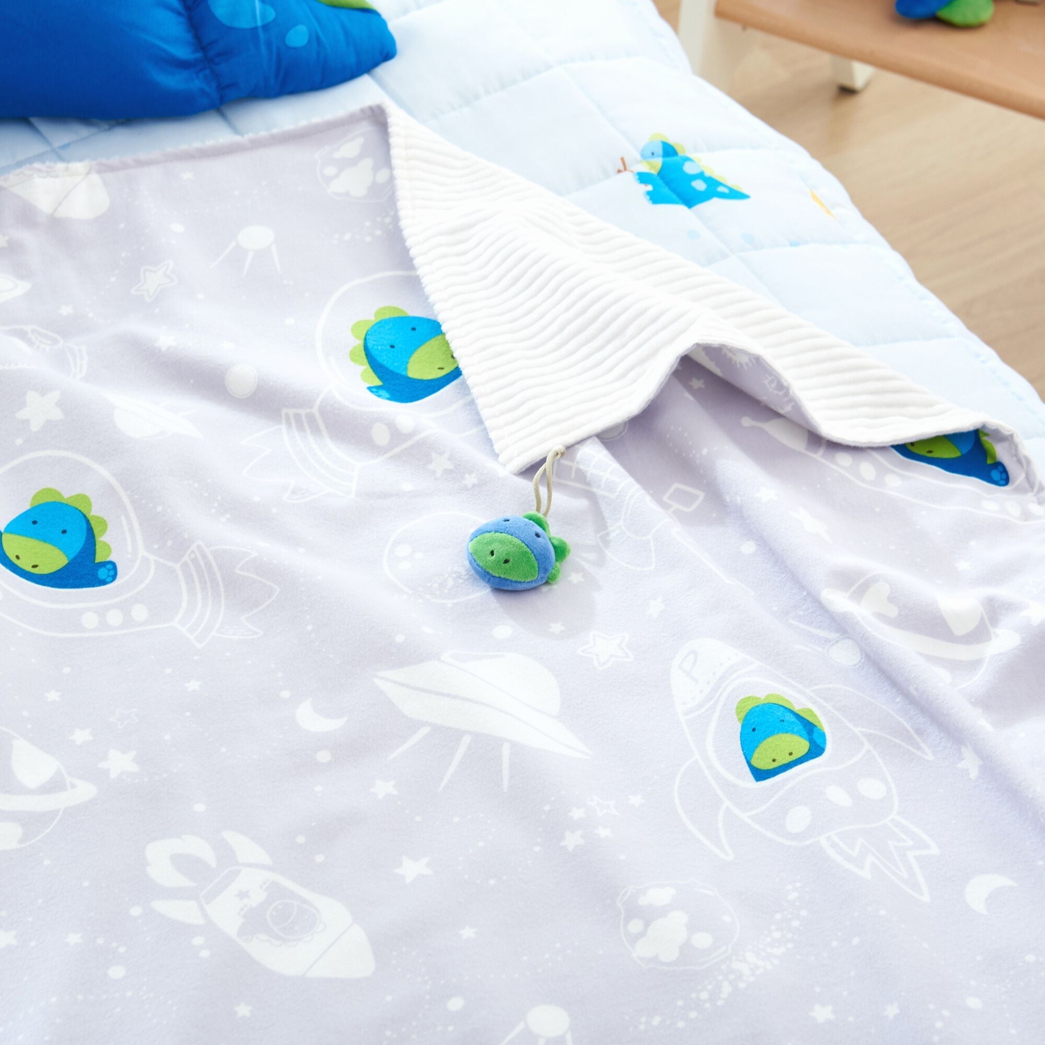 Milo & Gabby Flannel Cotton Corduroy Double Sided Blanket - innobaby