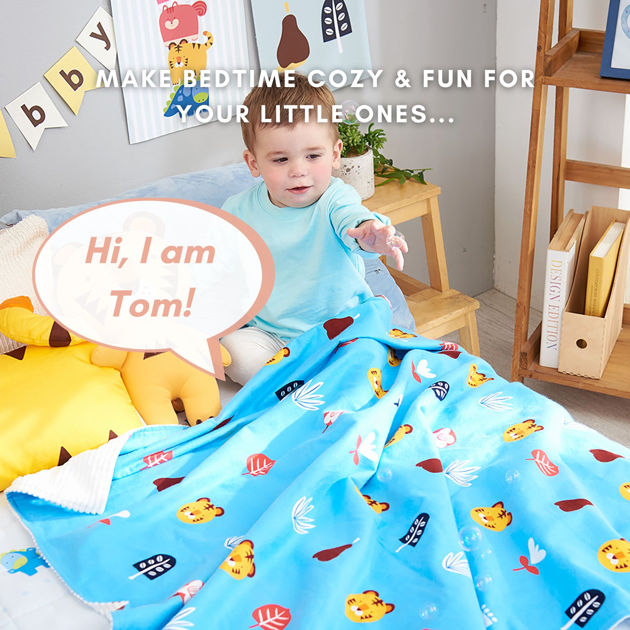 Milo & Gabby Flannel Cotton Corduroy Double Sided Blanket - innobaby