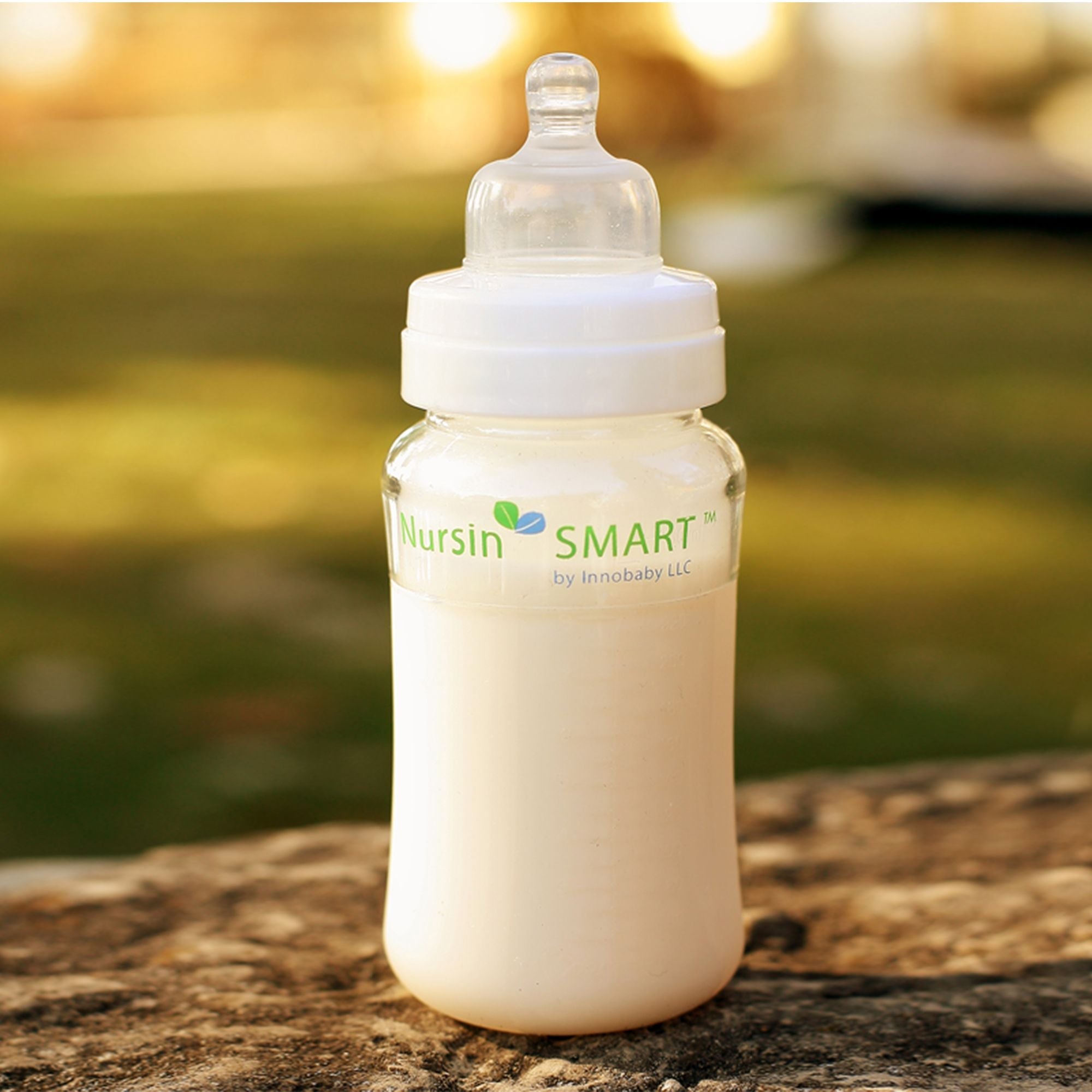 Nursin' SMART 9 oz Nurser w/ Stage 2 Natural Nipple - innobaby