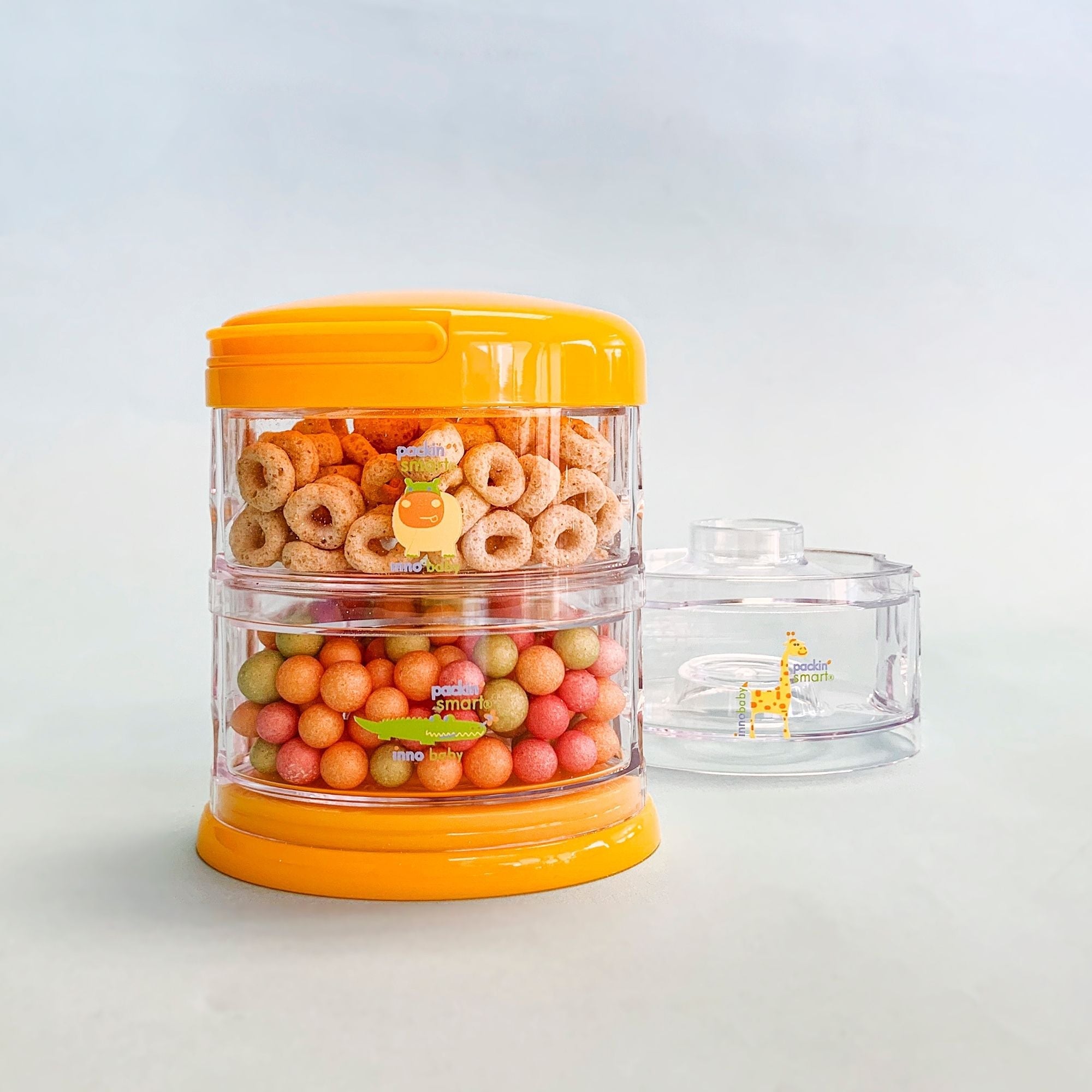 Packin' SMART Stackables / 2 Tier Zoo Animal - innobaby