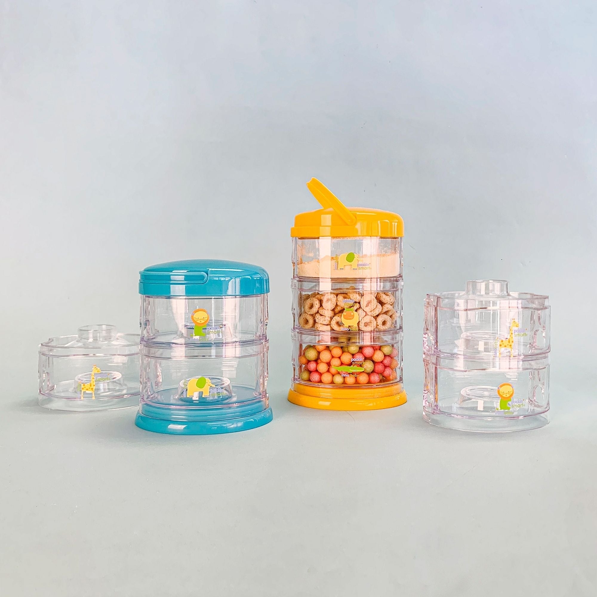 Packin' SMART Stackables / 2 Tier Zoo Animal - innobaby