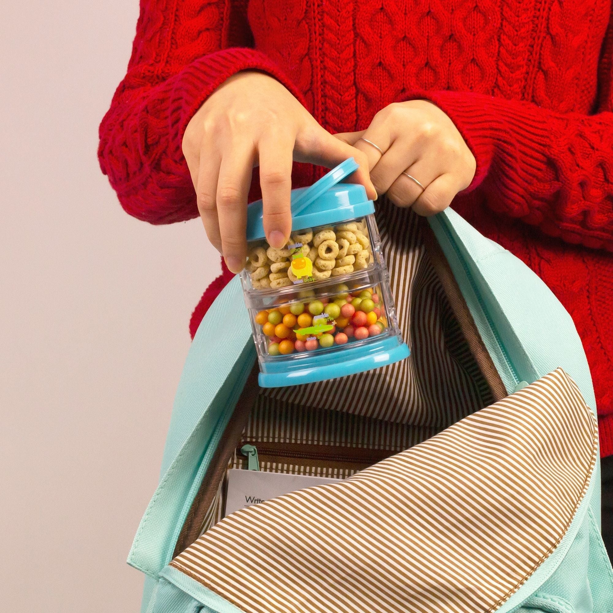 Packin' SMART Stackables -3 Tier Zoo Animal - innobaby