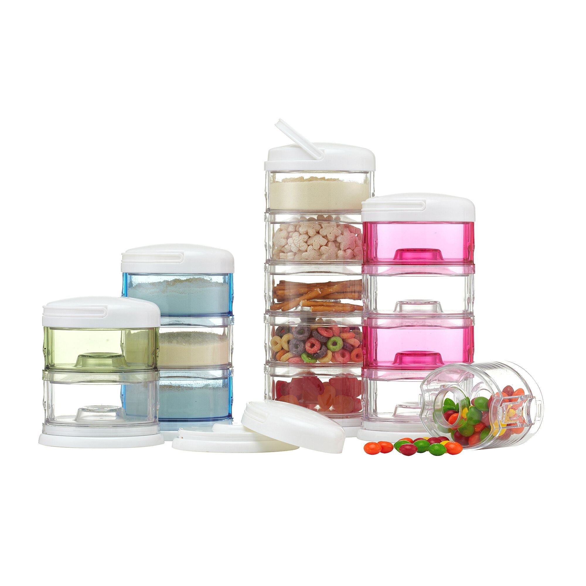 Packin' SMART Stackables 5 Tier Essentials - Green - innobaby