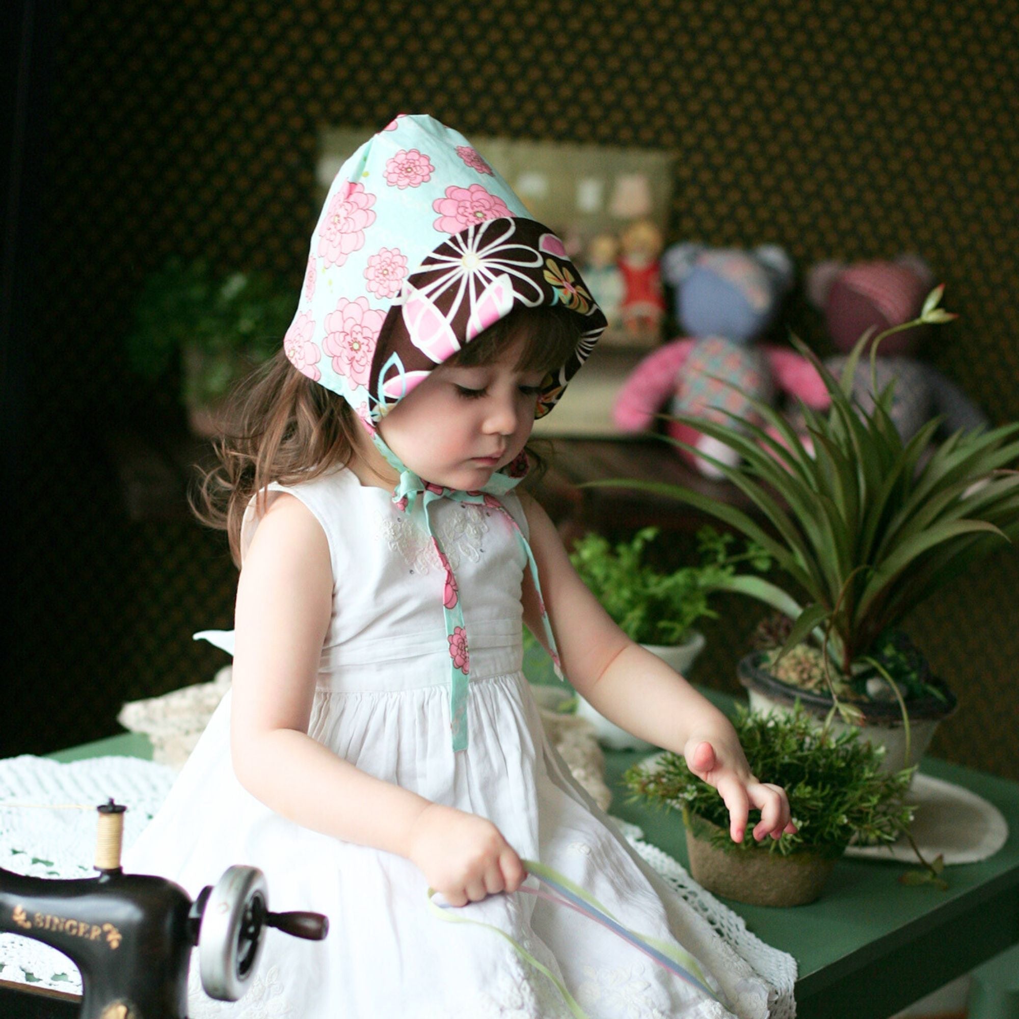 Reversible Cotton Bonnet - innobaby