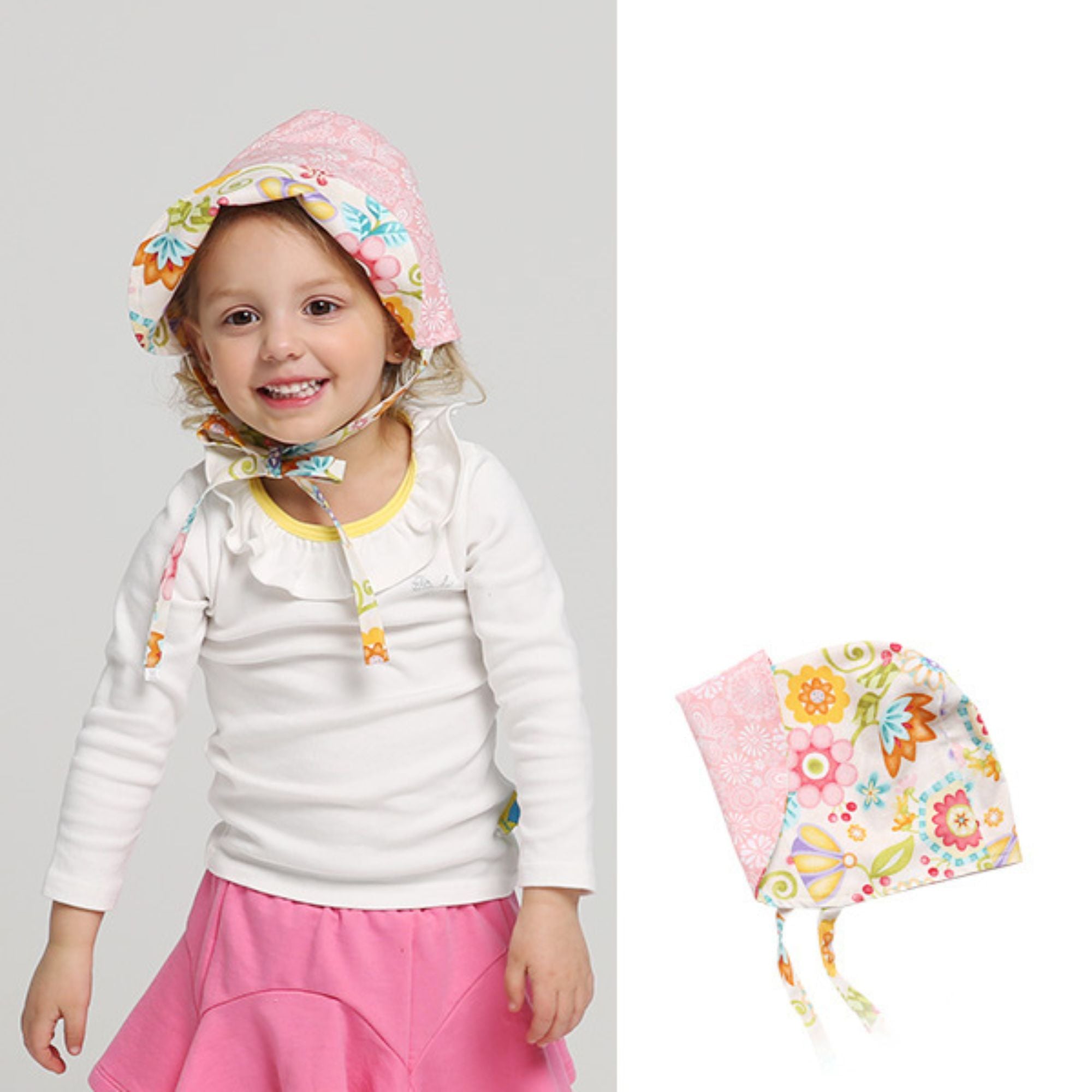 Reversible Cotton Bonnet - innobaby