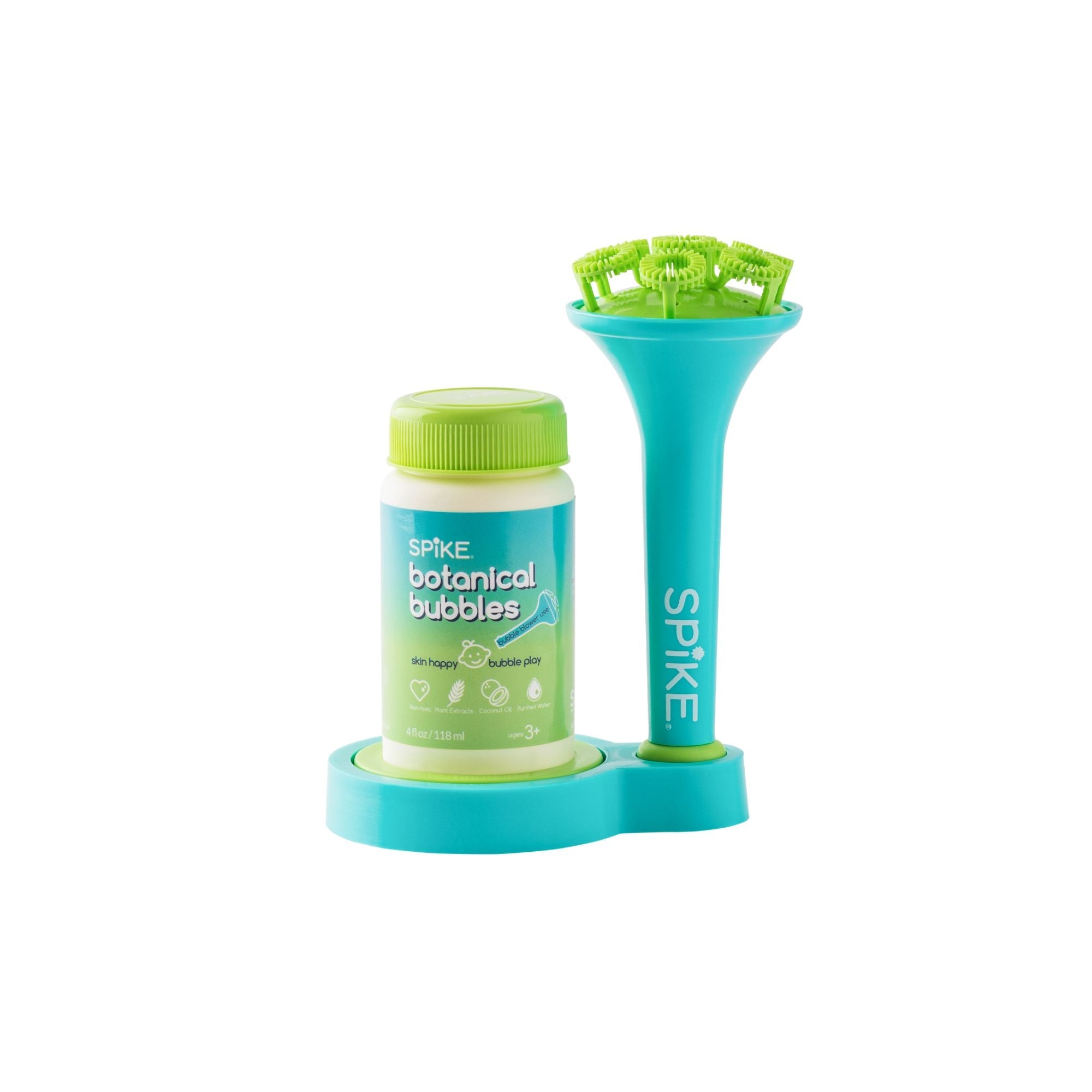 Sensory Bubble Play Skin Happy Botanical Bubbles & Blower Set - innobaby