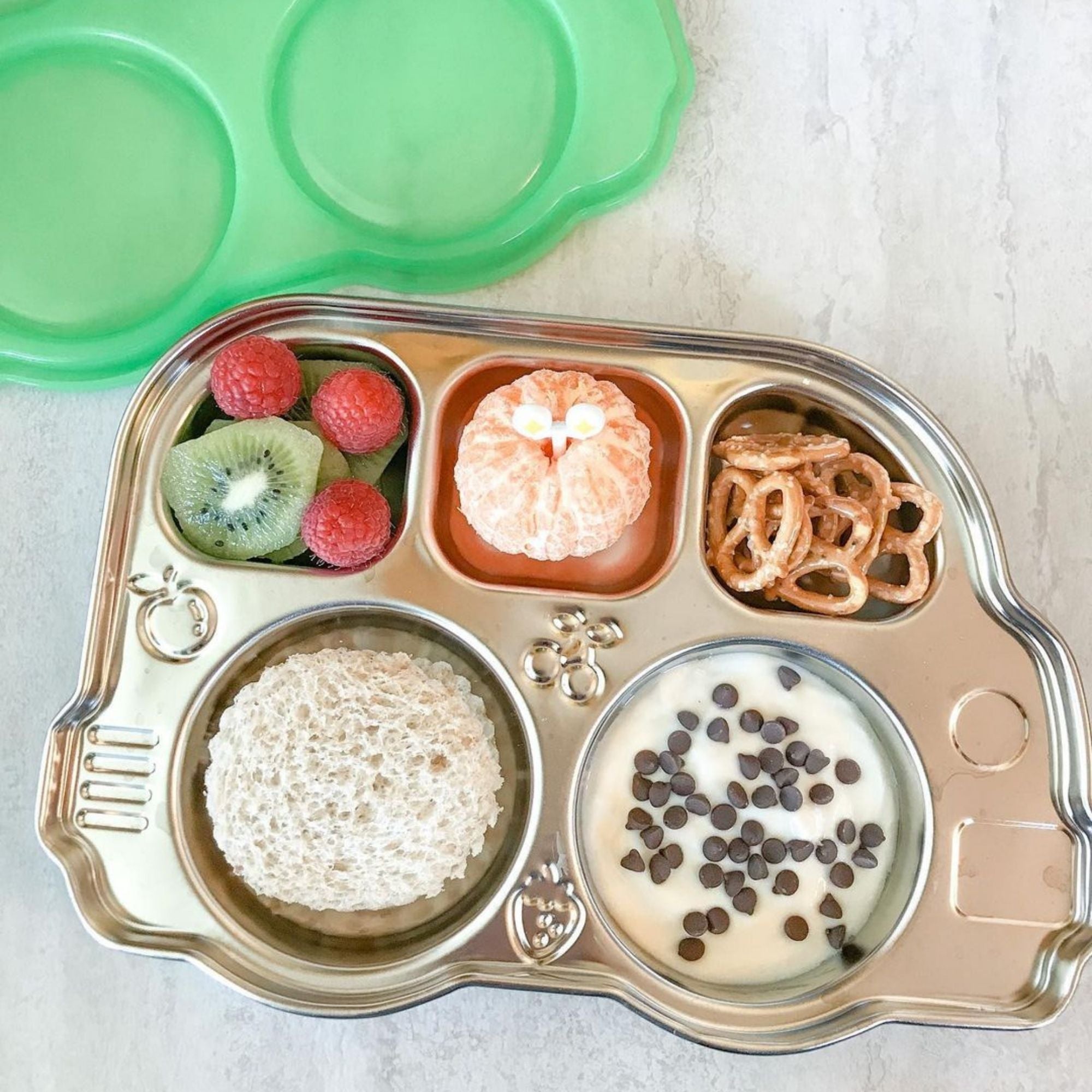 Stainless Divided Bus Plate - innobaby