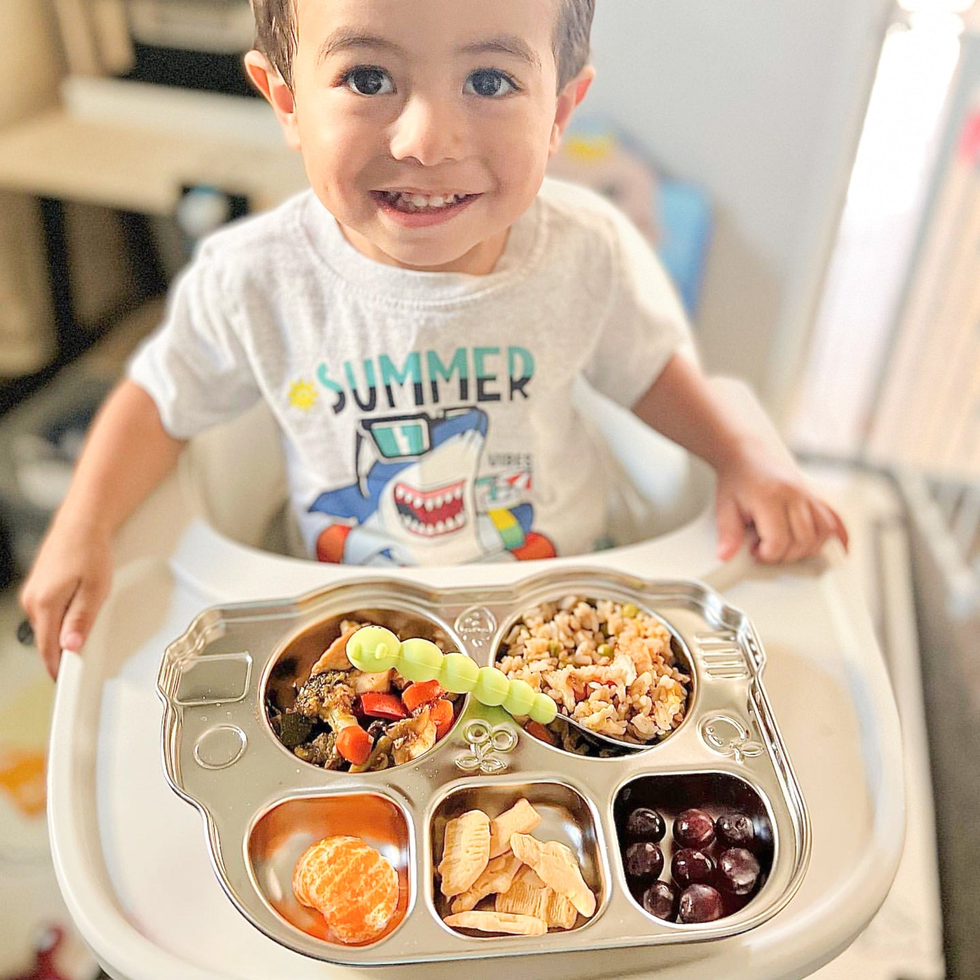 Stainless Divided Bus Plate - innobaby