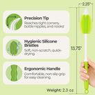 2-in-1 Silicone Bottle Brush - innobaby