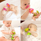 EZ Grip Flower Rattle Teether / Oral Sensory Developmental Toy - innobaby