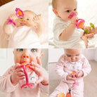 EZ Grip Flower Rattle Teether / Oral Sensory Developmental Toy - innobaby