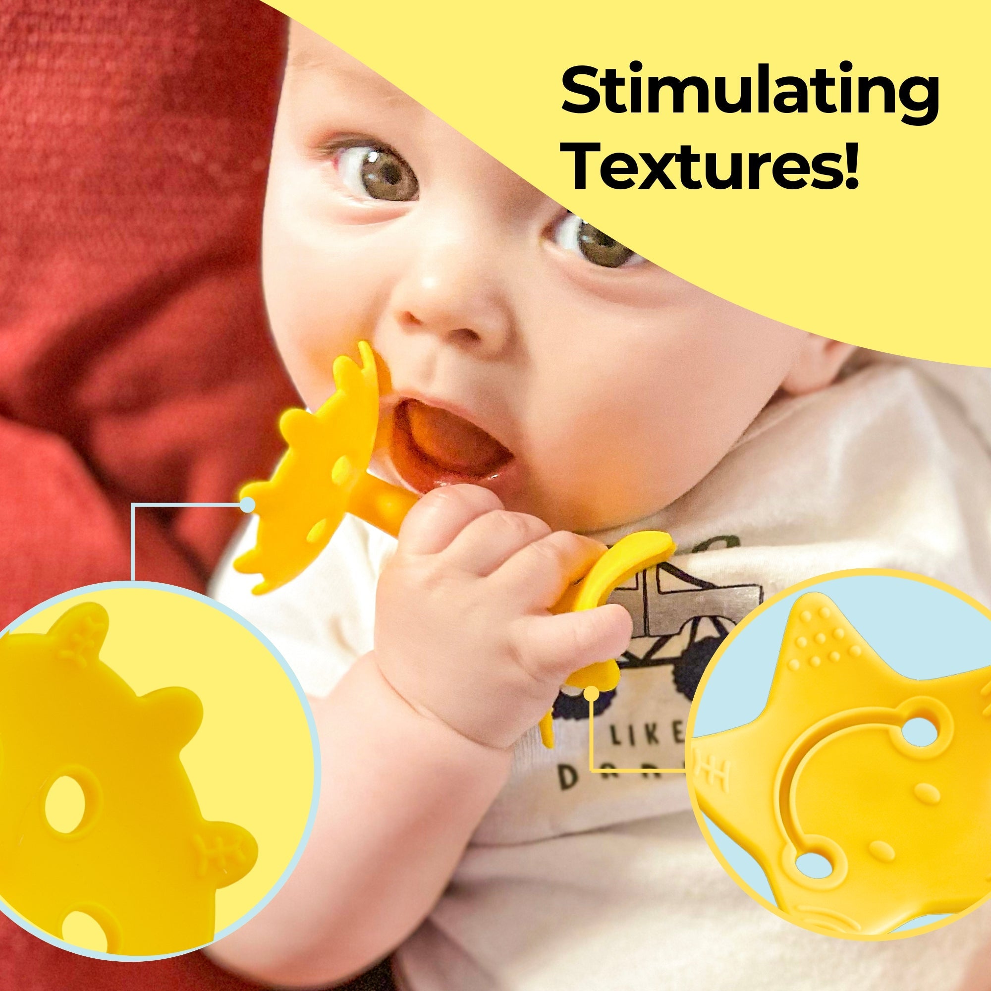 EZ Grip Star Teether / Oral Sensory Developmental Toy - innobaby