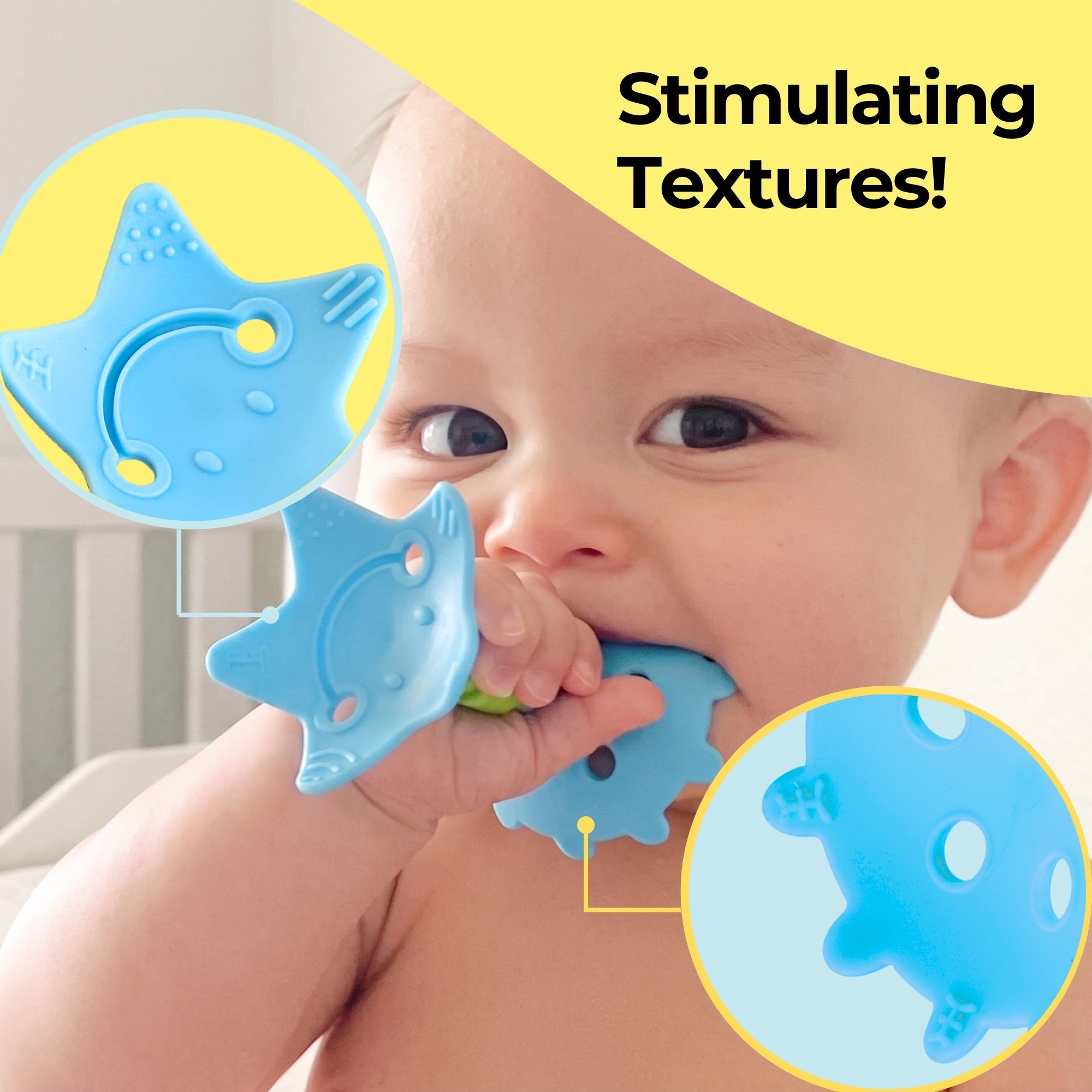EZ Grip Star Teether / Oral Sensory Developmental Toy - innobaby