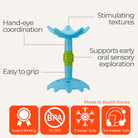 EZ Grip Star Teether / Oral Sensory Developmental Toy - innobaby