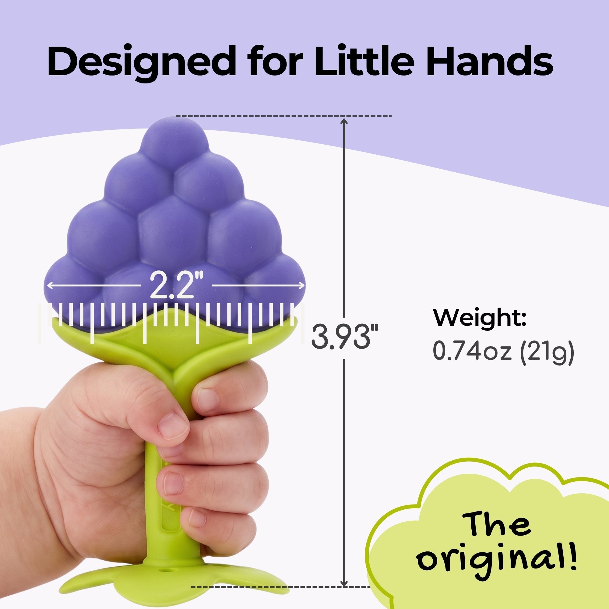 Innobaby EZ Grip Massaging Teether / GRAPE & CITRUS & STRAWBERRY Combo Pack - innobaby