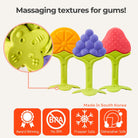 Innobaby EZ Grip Massaging Teether / GRAPE & CITRUS & STRAWBERRY Combo Pack - innobaby