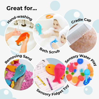 Innobaby Silicone Fish Bath Scrub - innobaby