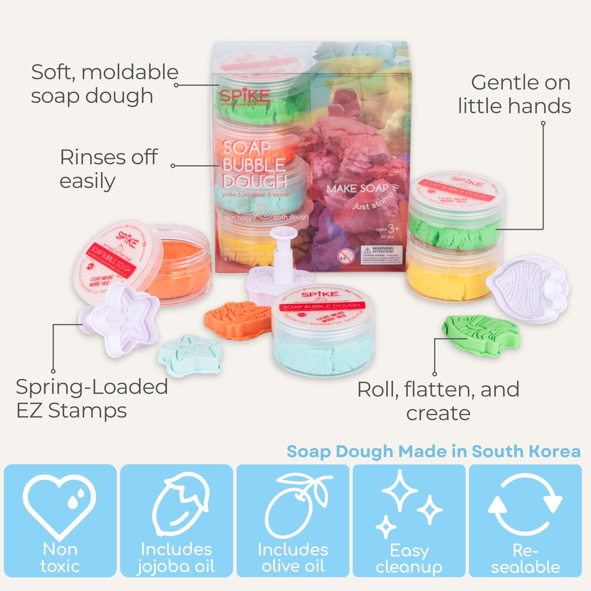 Innobaby SPIKE Soap Bubble Dough - innobaby
