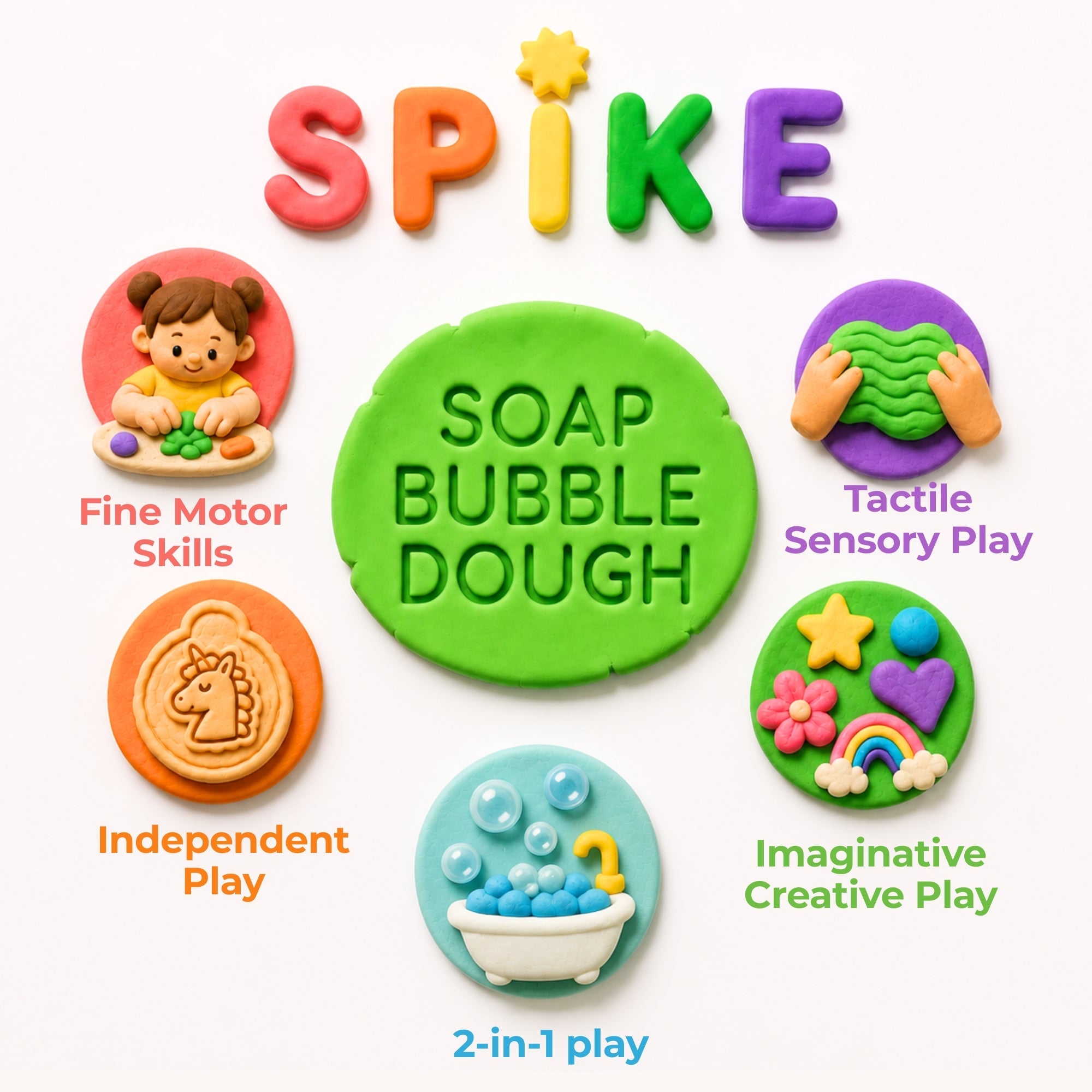 Innobaby SPIKE Soap Bubble Dough - innobaby