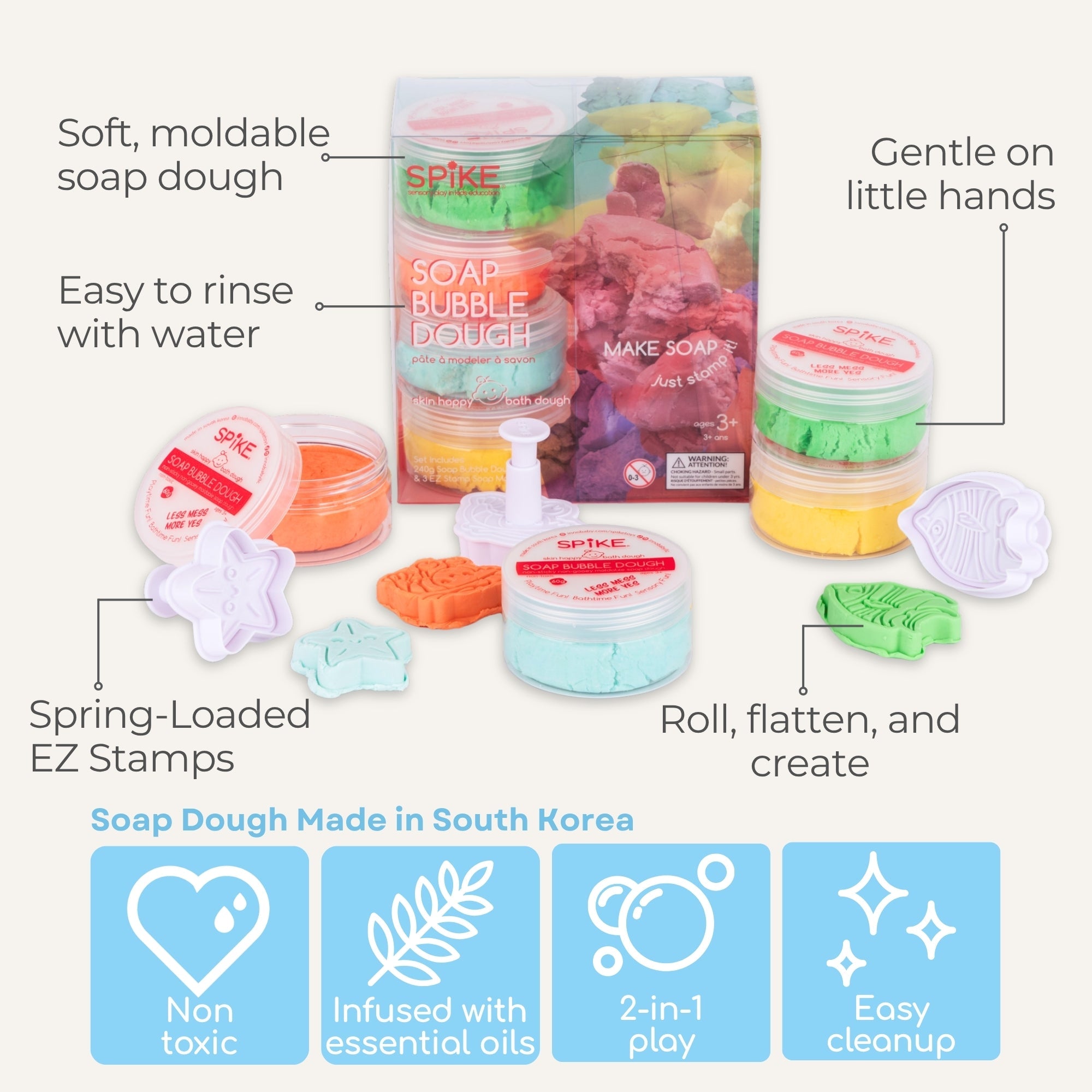 Innobaby SPIKE Soap Bubble Dough - innobaby