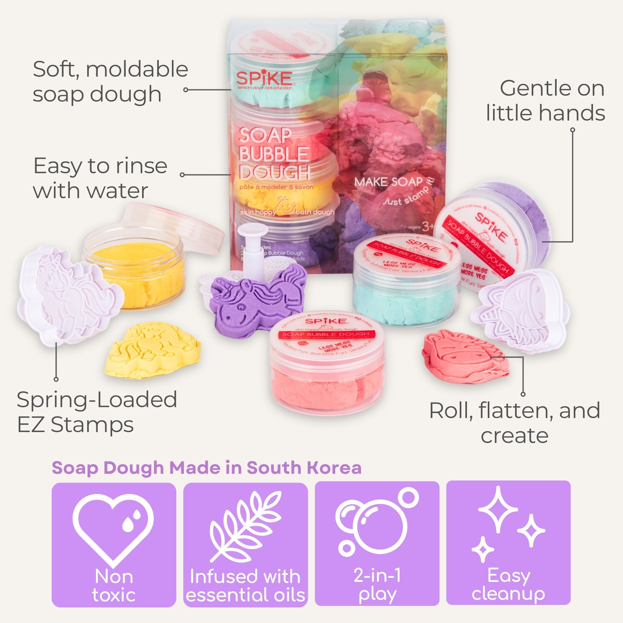 Innobaby SPIKE Soap Bubble Dough - innobaby
