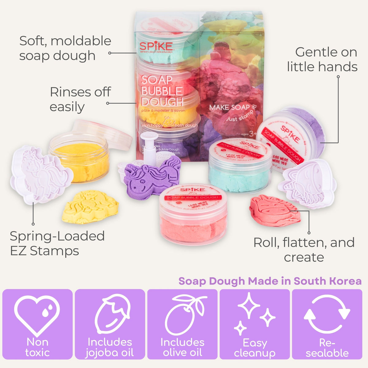 Innobaby SPIKE Soap Bubble Dough - innobaby