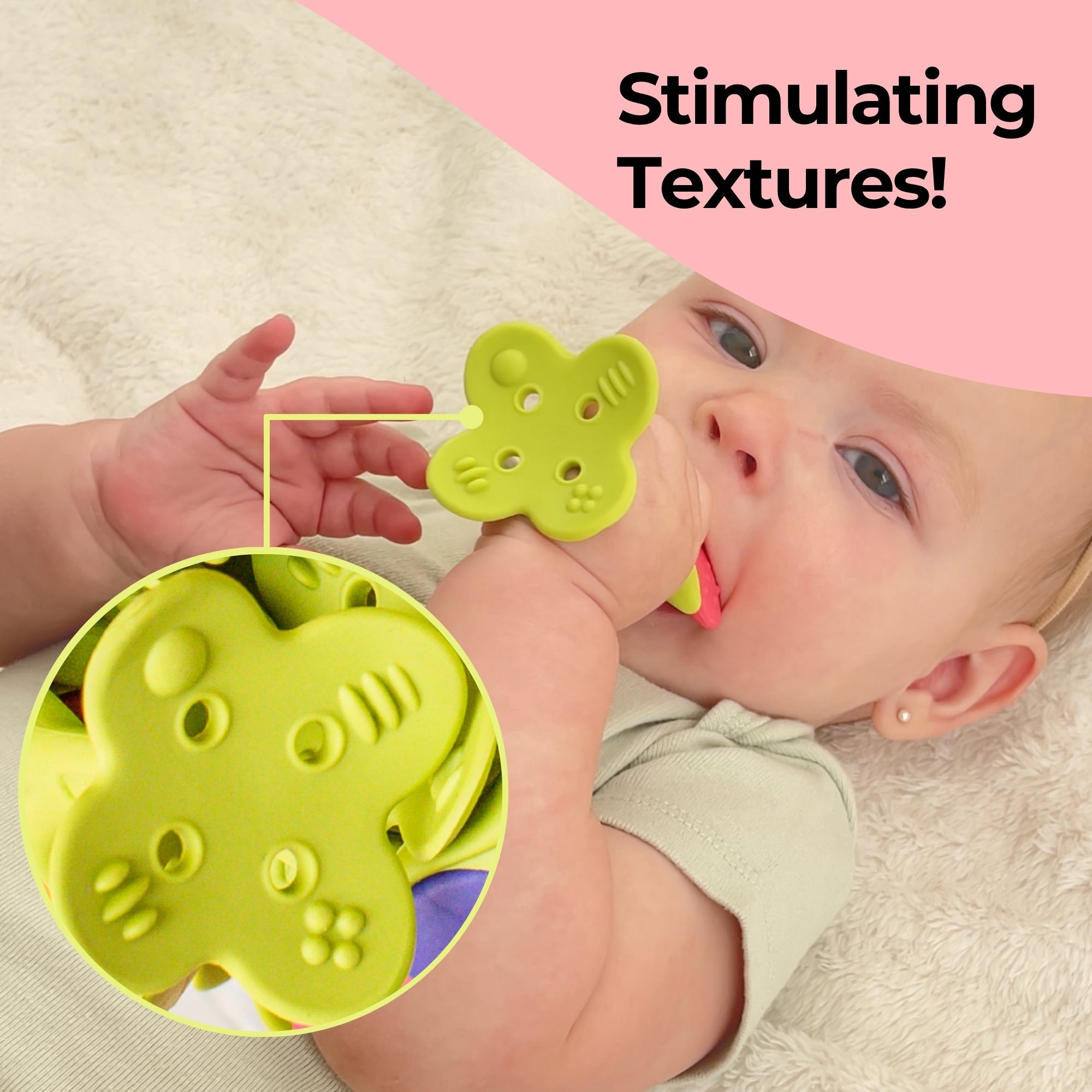 Innobaby Teethin SMART EZ Grip Fruit Teether - innobaby