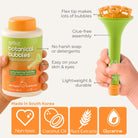 (New) Sensory Bubble Play Skin Happy Botanical Bubbles - 9.5 fl oz Bubbles, 2 Bubble Blowers & 2 Bubble Trays - innobaby