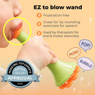 (New) Sensory Bubble Play Skin Happy Botanical Bubbles & Blower Set - GREEN / Long-lasting Outdoor Formula - innobaby
