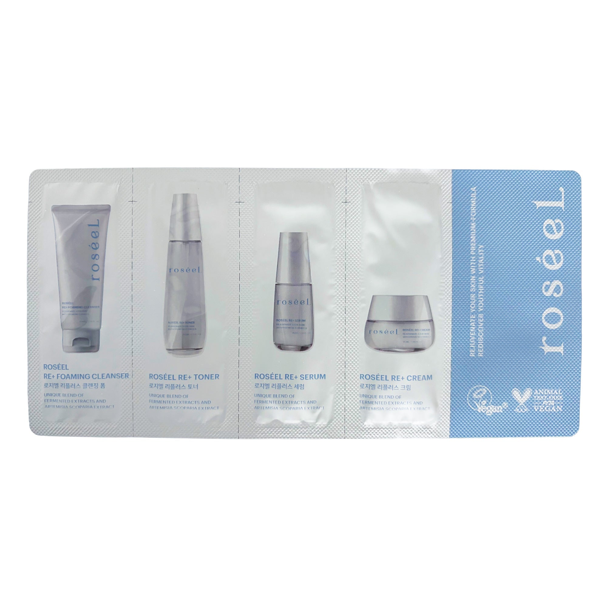 roseel Korean Skincare Sampler (Travel size, 0.5 oz) - innobaby