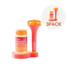 Sensory Bubble Play Skin Happy Botanical Bubbles & Blower Set - innobaby