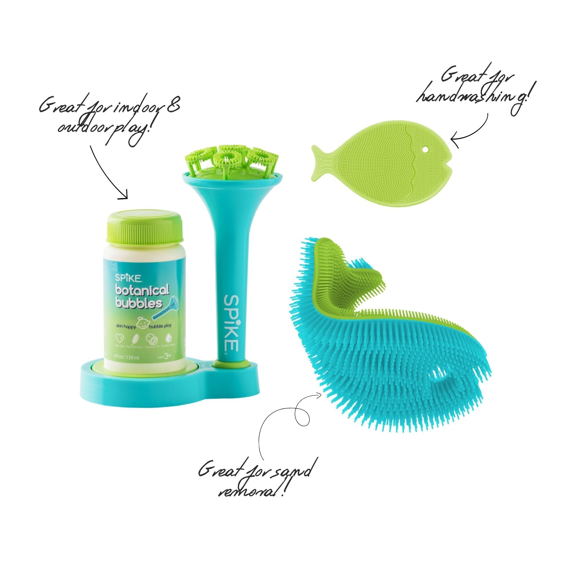 🎁 Sensory Summer Beach Play Set – Bubble Play Set & Silicone Fish Scrubs Bundle (100% off) - innobaby