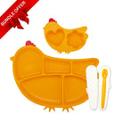 🎁 Smart Start Feeding Bundle – Silicone Spoons, Chicken Steamer & Suction Plate Set (100% off) - innobaby