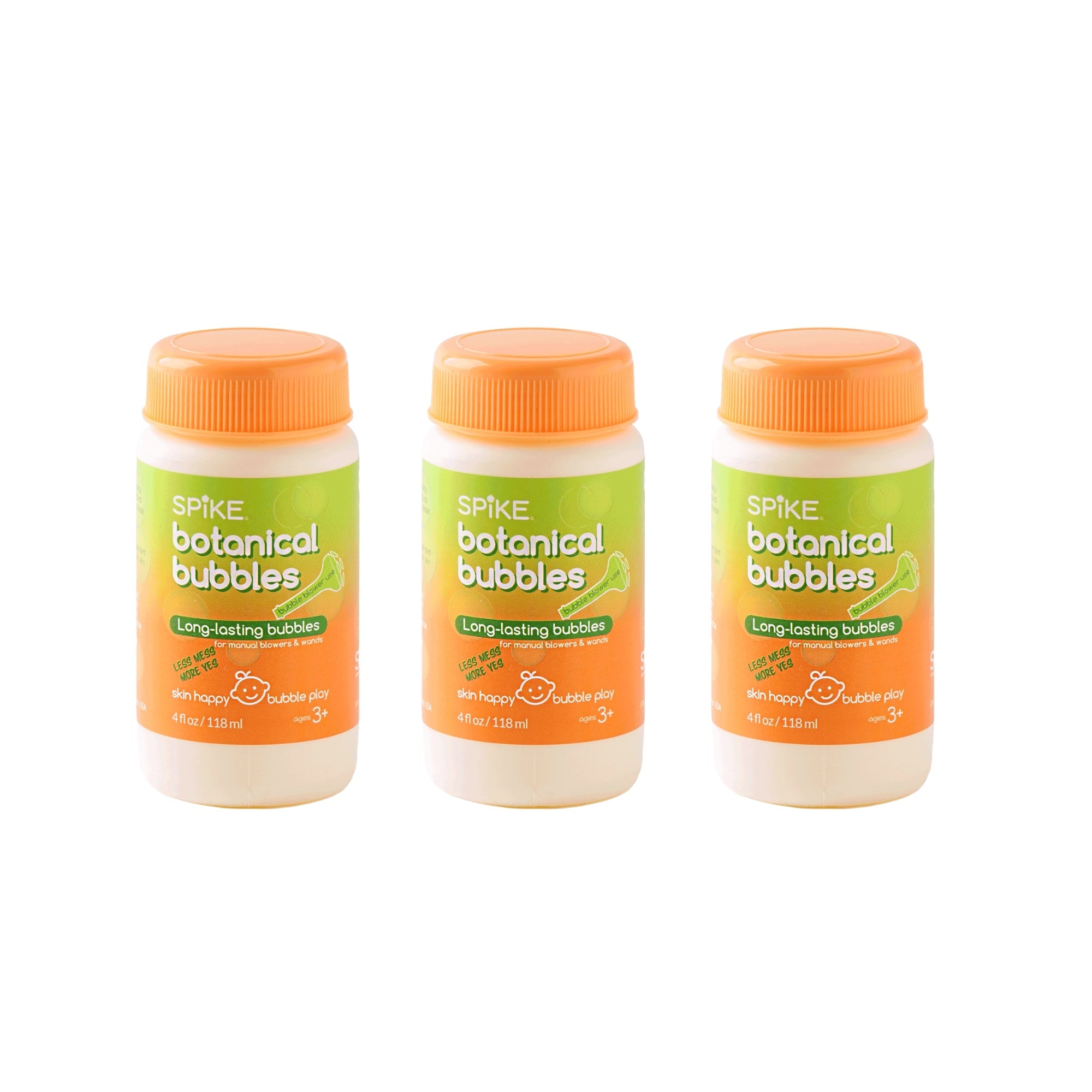 Spike Botanical Bubbles 4 fl oz Refill for Bubble Blower Use - innobaby