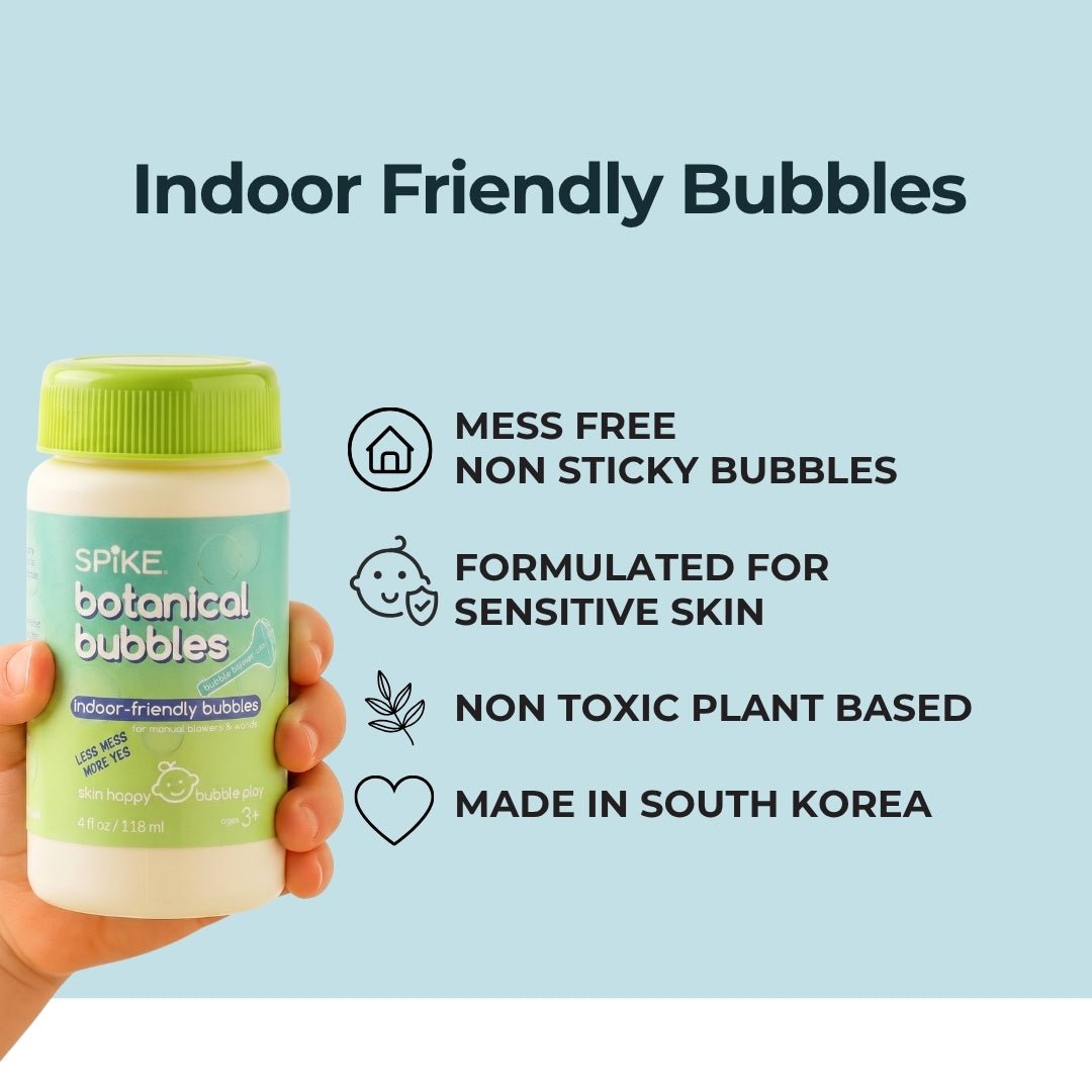Spike Botanical Bubbles 4 fl oz Refill for Bubble Blower Use - innobaby
