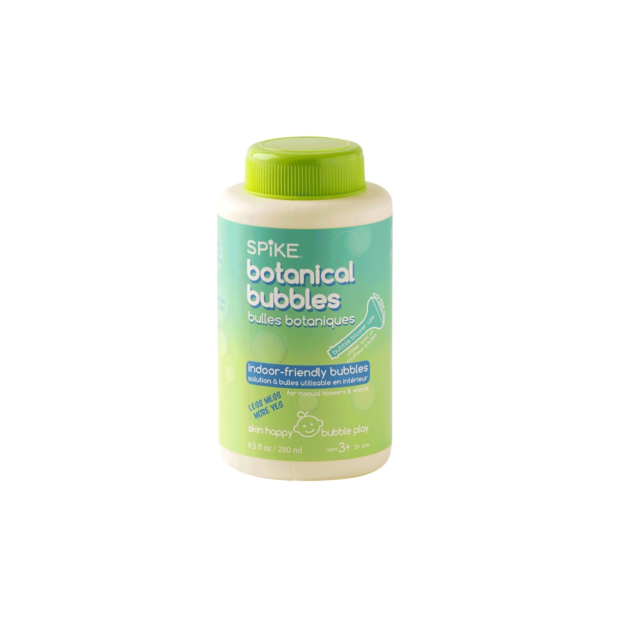 🎁 Spike Botanical Bubbles 9.5 fl oz (280ml) Refill for Bubble Blower Use (25% off) - innobaby