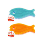 Spike Sensory Fish Fidget Toy (2 - Pack), Silicone Texture for Focus, Stress Relief & Tactile Play (Blue & Orange) - innobaby