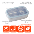 Stainless Divided Lunchbox / 19 oz - innobaby