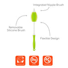 2-in-1 Silicone Bottle Brush - innobaby